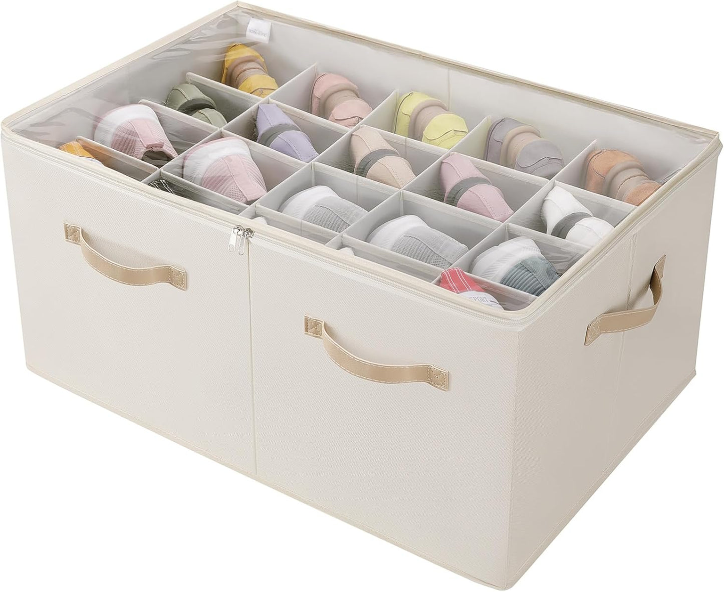 Organiz. zapatos plegable con divisores