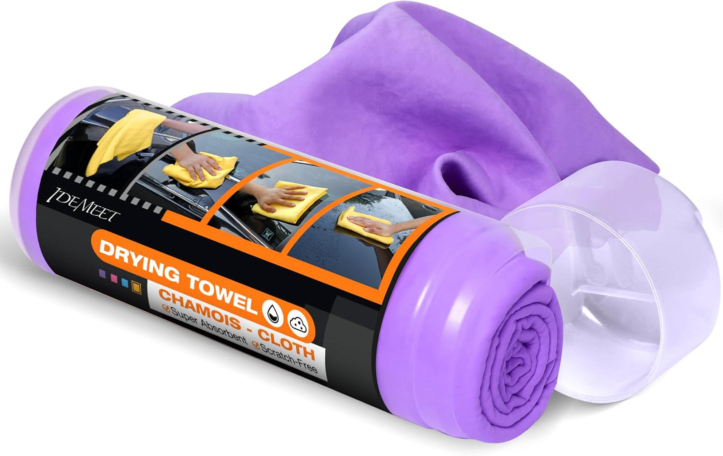 Toalla gamuza auto 26x17pulg absorbente reutiliz.