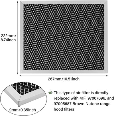 Filtro campana Bro an Nutone 41F ajuste directo grasa