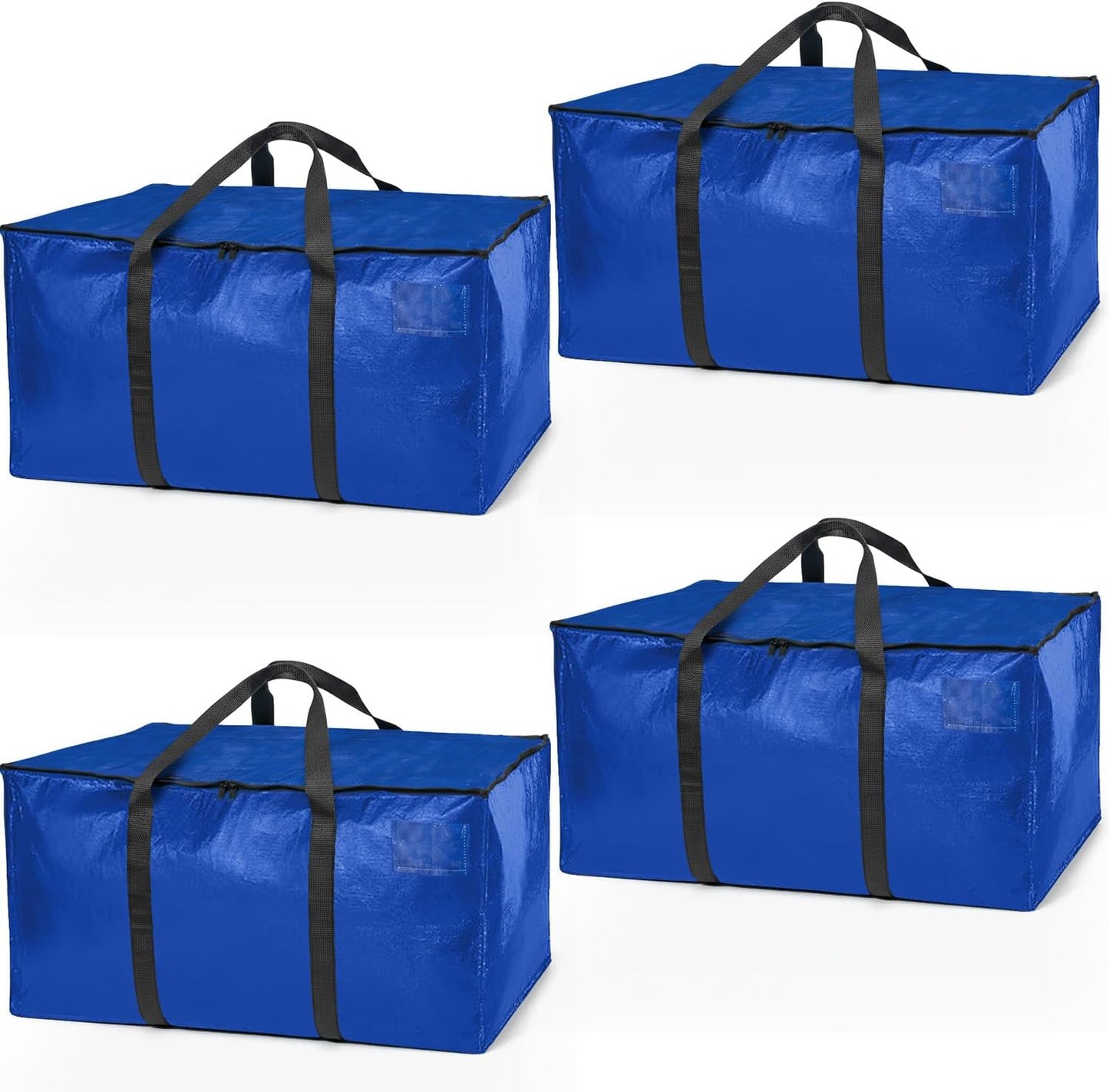 Bolsas mudanza resistentes al agua con tapas paquete 4