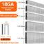 2000 Grapas Corona Estrecha 1/4-1 1/2pulg Biseladas Galvanizadas