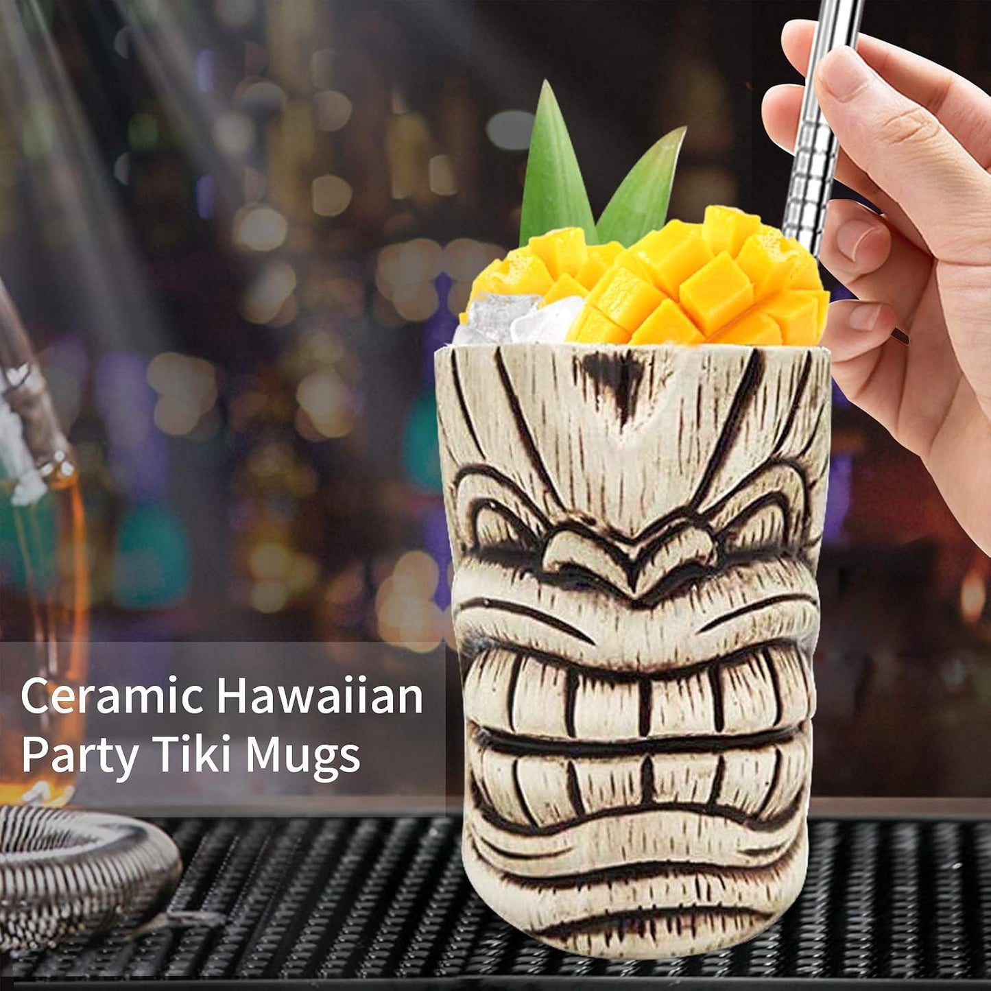 Taza Cóctel Tiki 16.8oz para Mai Tai Piña Colada
