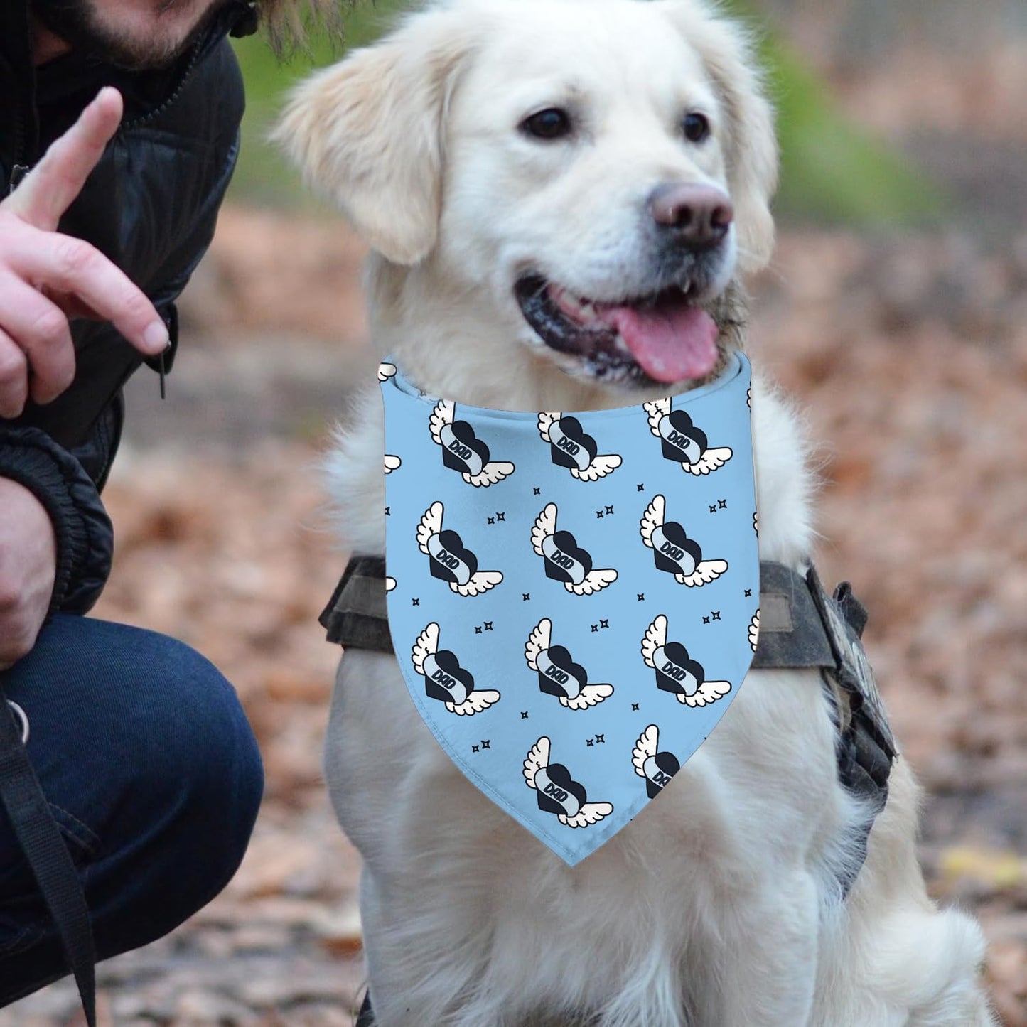 Bufanda reversible perro macho paquete 2 regalo dia padre