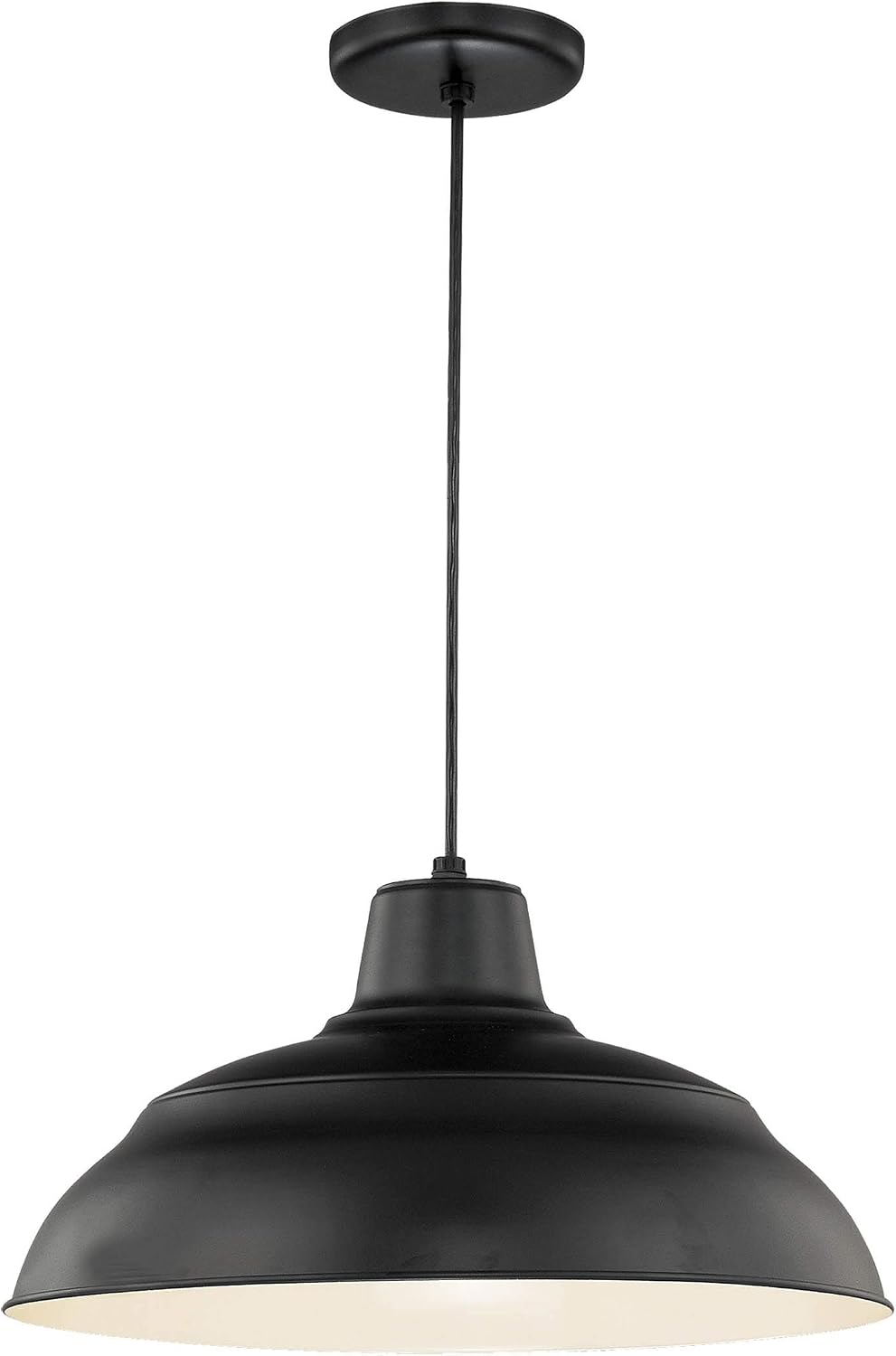Lámpara tradicional negro satinado RWHC17-SB