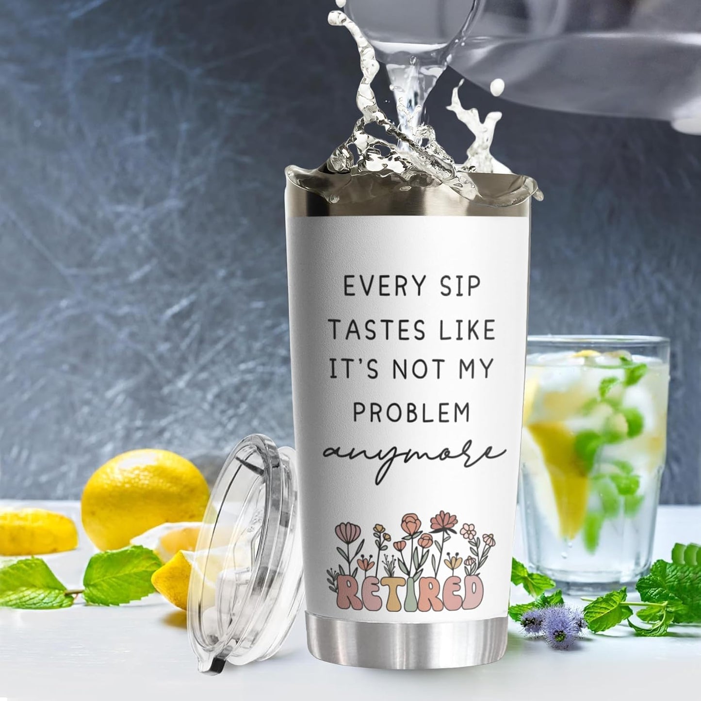 Vaso regalo jubilación para hombres y mujeres 20oz