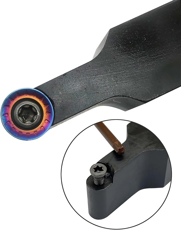 Soporte torno 5/8 y 3/4 con insertos carburo para acero