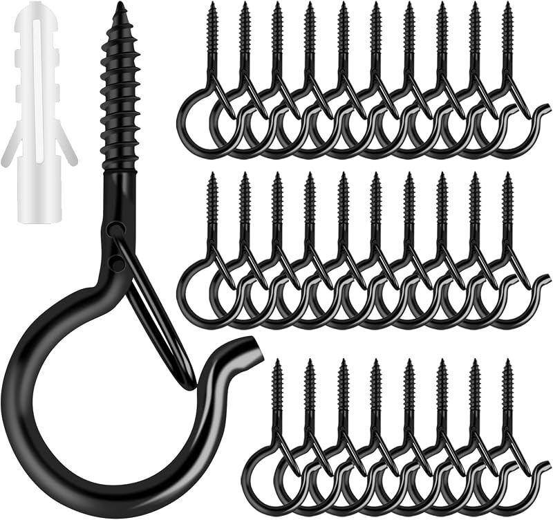 Ganchos para luces colgantes patio con hebilla segura