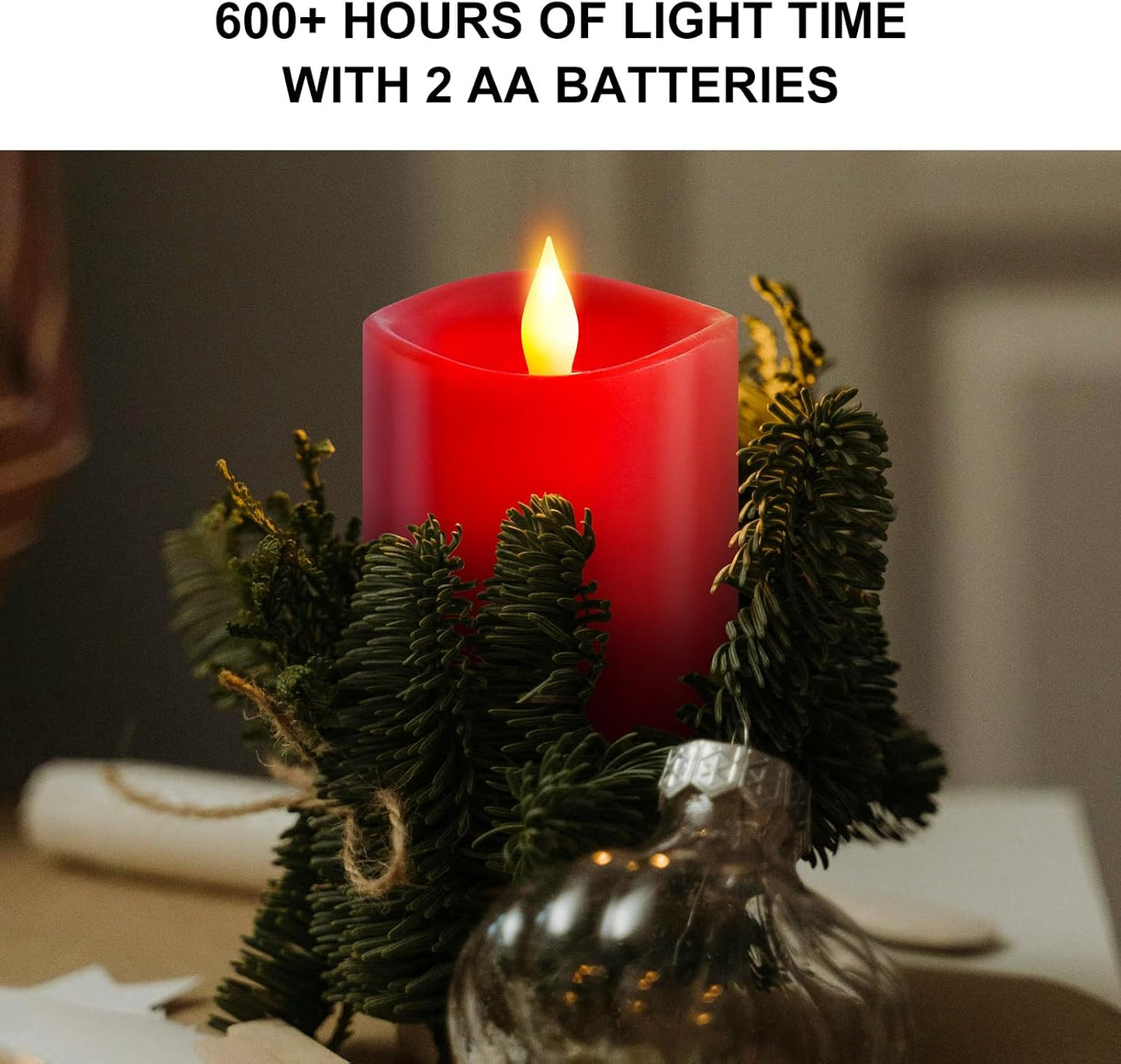 Velas LED parpadeantes 4pulg control remoto fiestas