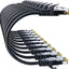 Cable Ethernet Cat6 7pies 10uds 10Gbps cobre puro