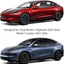 Funda reposabrazos consola Tesla Model 3 negro TPE