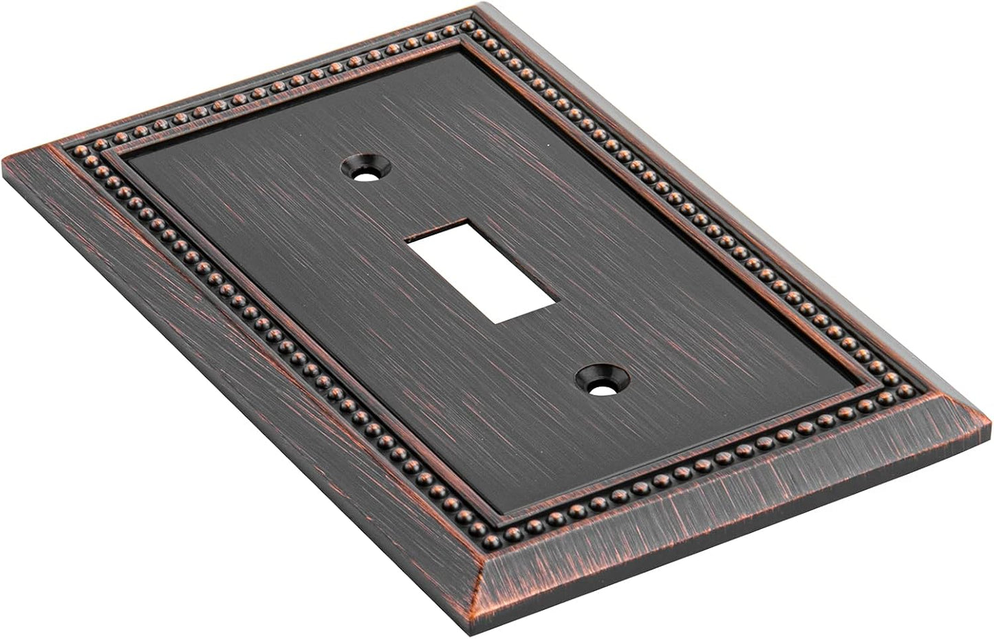 Placa decorativa interruptor bronce antiguo 3 pzas