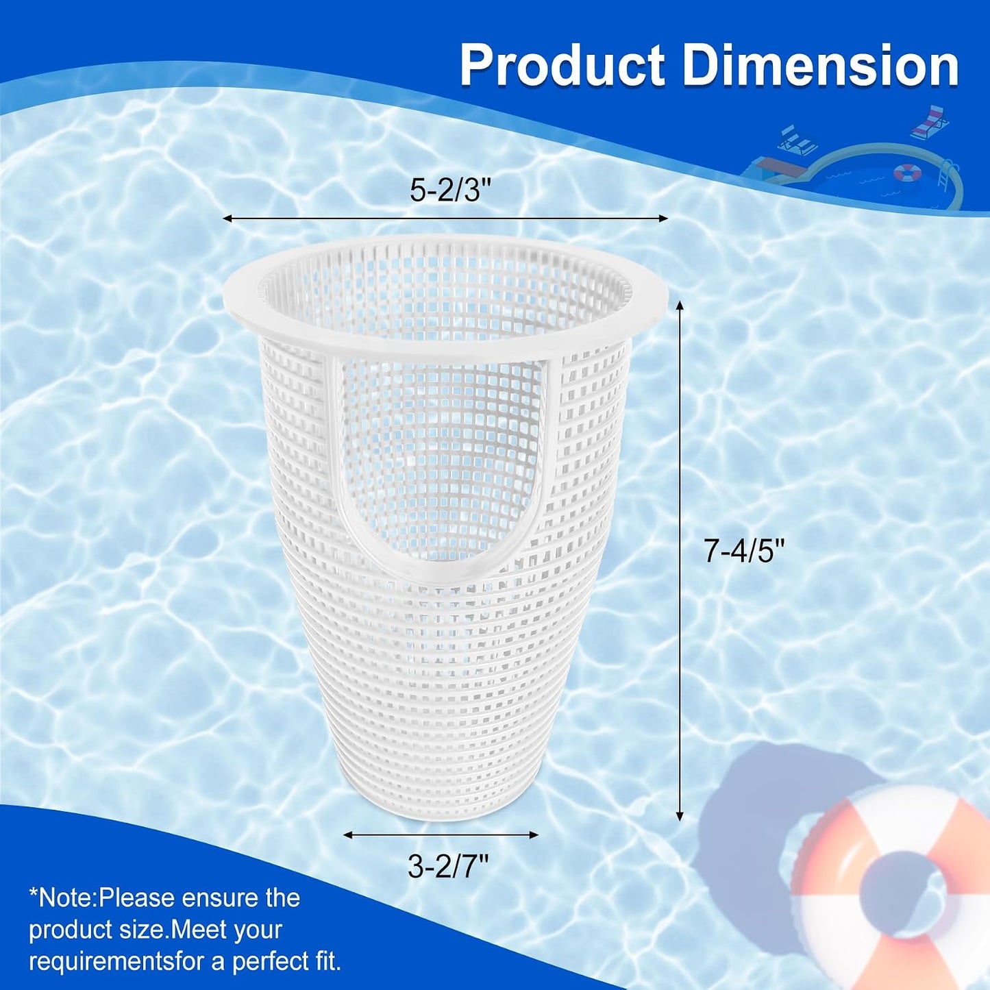 Cesta filtro repuesto bomba IntelliFlo VF pack 2