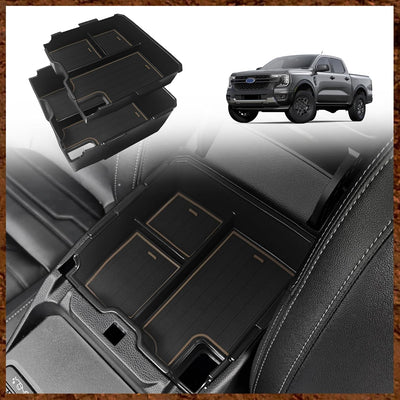 Organiz. consola Ford Ranger 2024-25 Raptor 2 capas