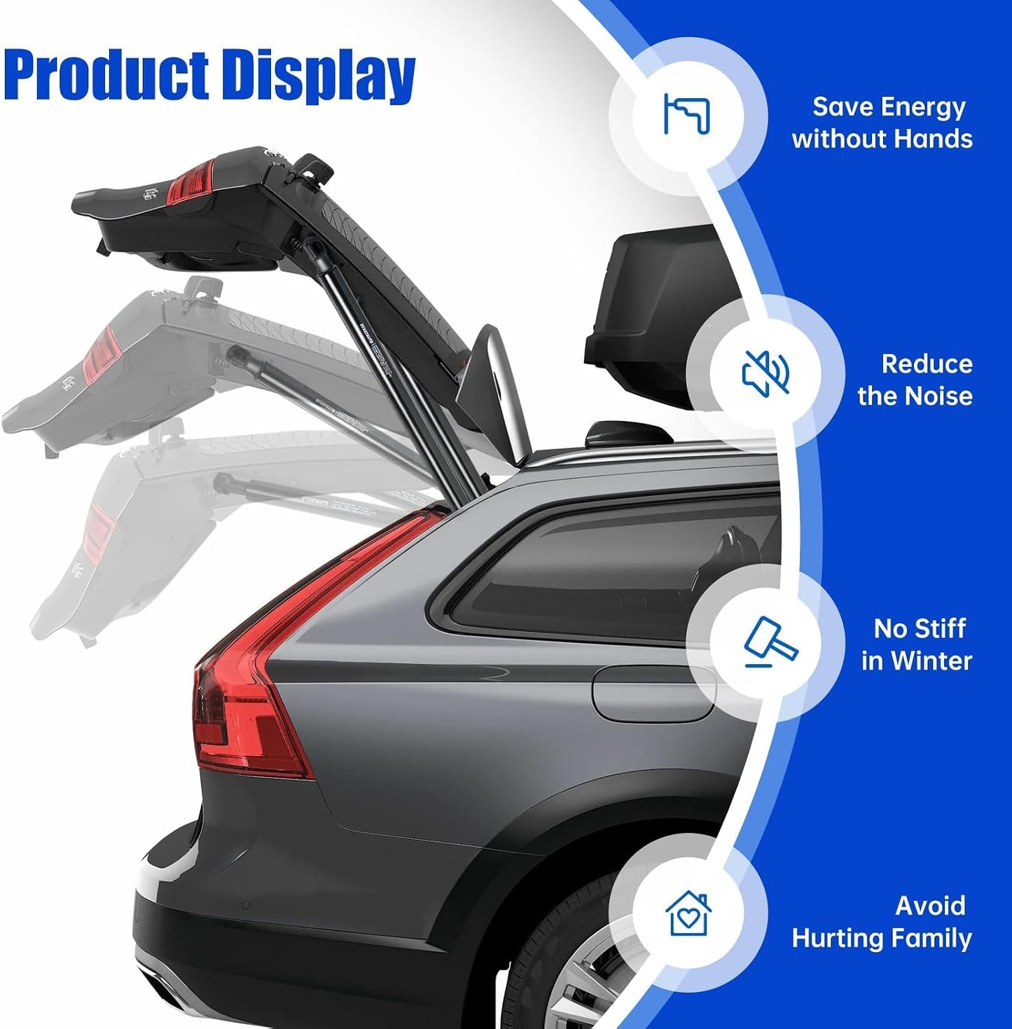Amortiguadores escotilla trasera Ford Edge 07-14 kit 2 pzas