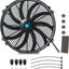 Ventilador eléctrico 16" 12V 120W con kit montaje
