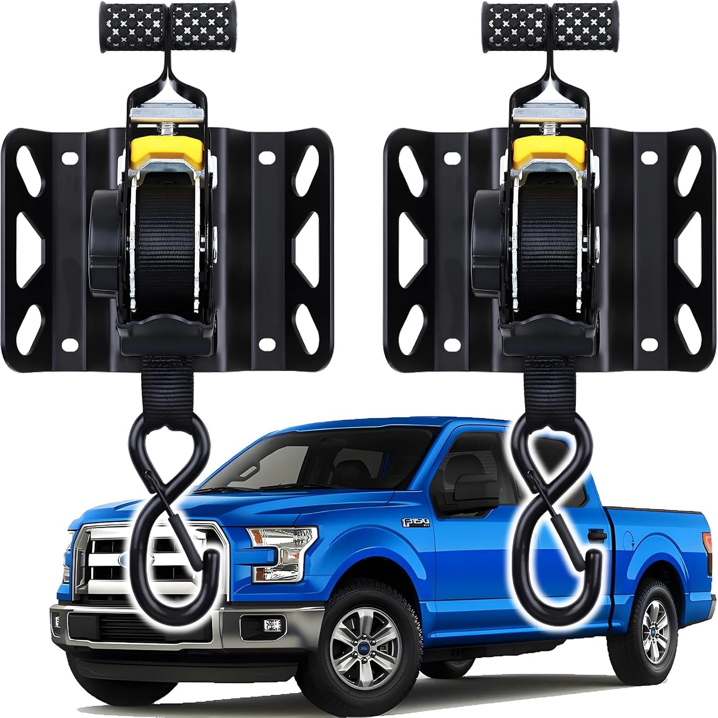 2 Pzas Correas Retráctiles Ford F150 Raptor 10pies