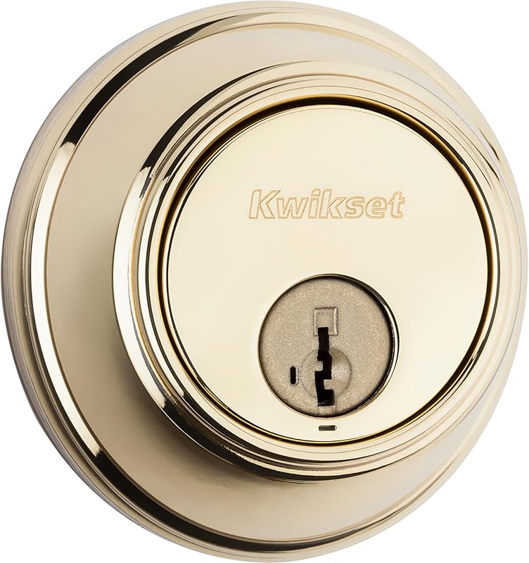 Cerrojo seguridad latón pulido Kwikset