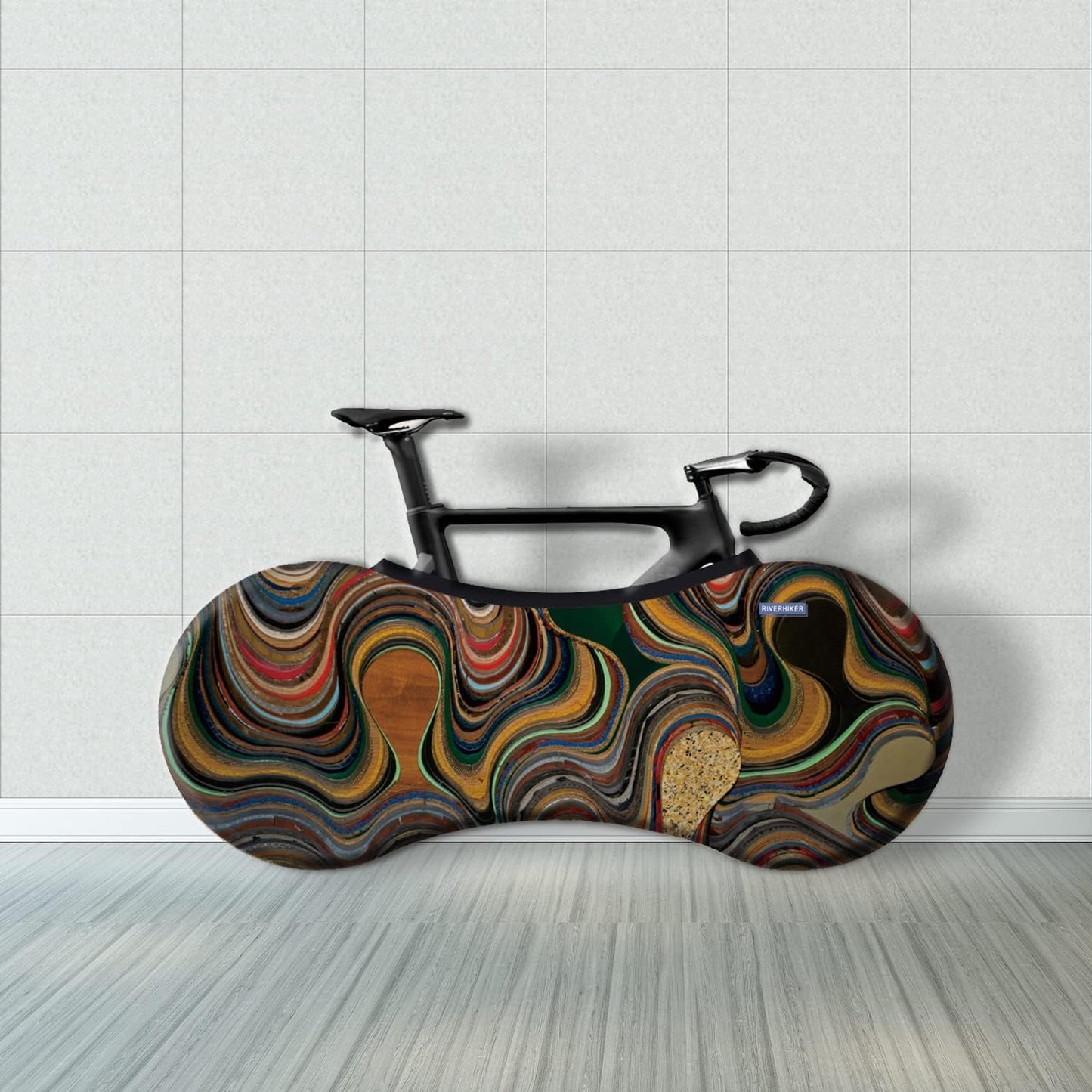 Cubierta elástica rueda bicicleta antipolvo lavable