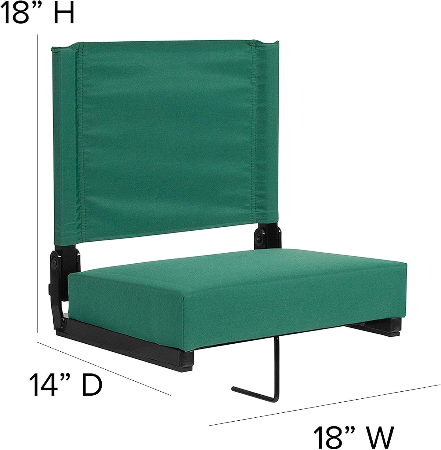 Silla estadio ligera asiento acolchado 500lb