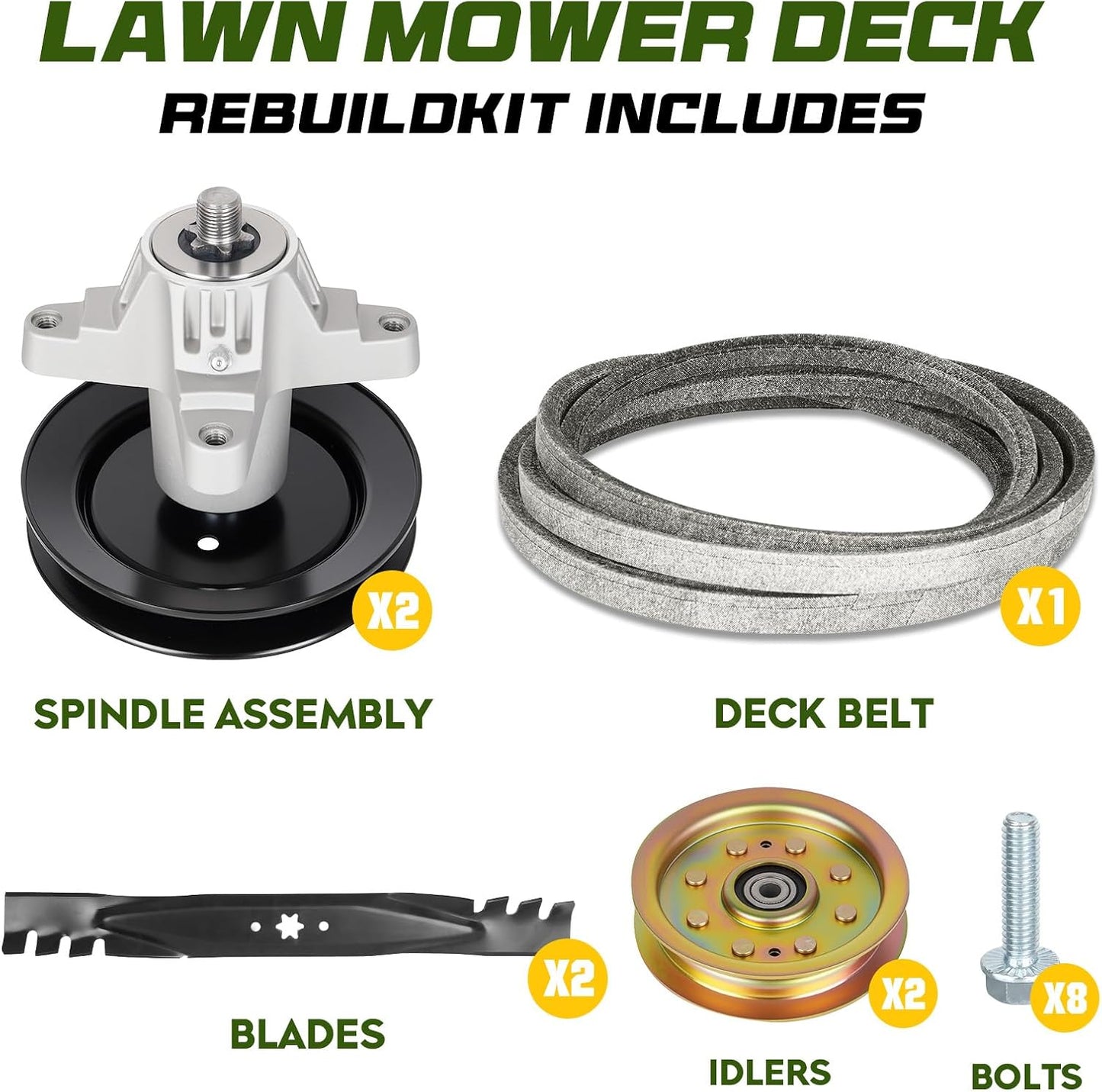 Kit reconstrucción husillo 42pulg para Huskee LT542H