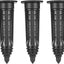 Set 3 estacas plástico ABS UV para jardín raíces profundas