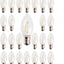 Bombillas LED blanco cálido pack 25 E17 y luces navidad C9
