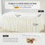 2 Pzas Mantel Rectangular 4ft Poliéster para Bodas y Fiestas