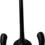 Ganchos para abrigo 4.5x2.5pulg pack 10 negro mate