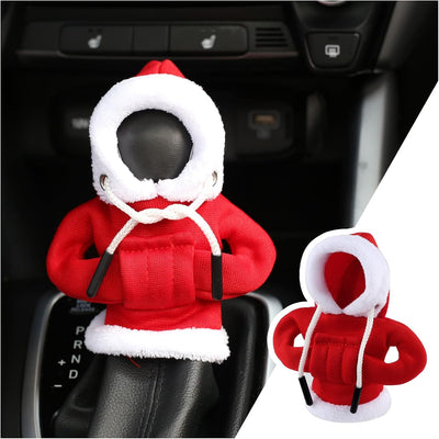 Funda navideña para palanca cambios auto decoración elegante