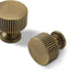 Pomo latón antiguo set 6 bronce cajones