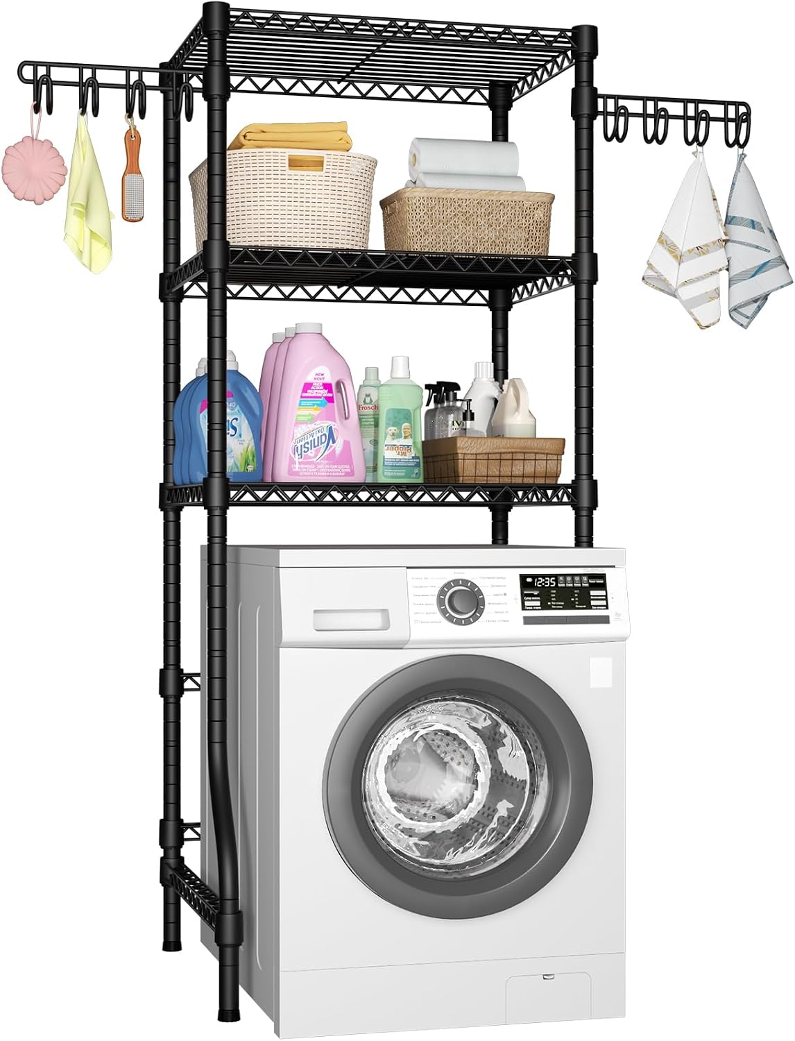 Organiz. lavandería 29.5x17.3" estante