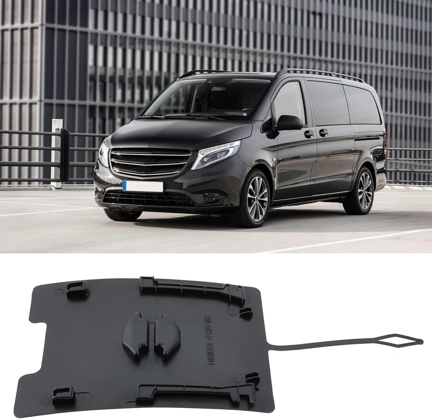 Cubierta rueda delantera plástico comp Mercedes VITO W447