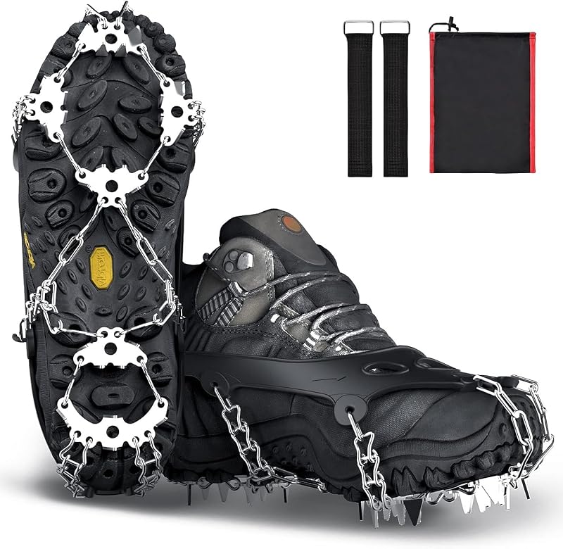 Crampon de hielo acero inox para caminar escalada
