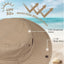 Sombrero pescador ala ancha UV para hombres mujeres