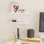 Estante acrílico pared 18" set 2 decoración