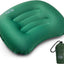 Almohada inflable para camping con soporte lumbar y funda