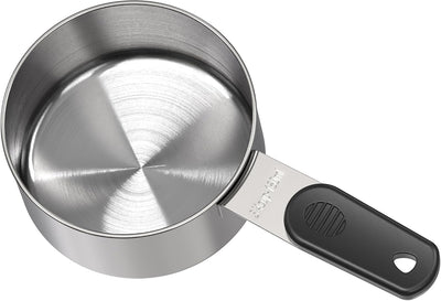 Taza medir acero inox agarres magnéticos 3/4 taza