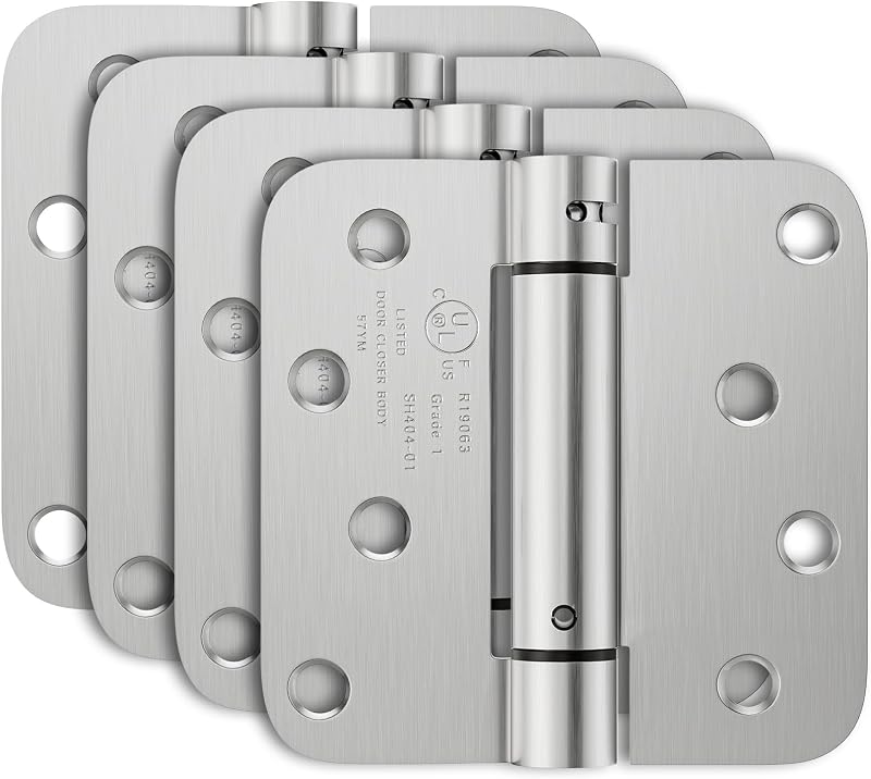 4 Bisagras Puerta Cierre Automático 4pulg Tensión Ajustable
