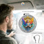 Clip visera ángel guardián relieve 3D colorido regalo conductor