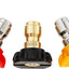 Puntas boquilla lavadora presión 1/4" set 5