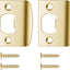 Set 2 placas puerta universal con pestillo 2-1/4x1-7/16