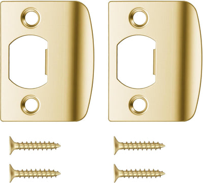Set 2 placas puerta universal con pestillo 2-1/4x1-7/16