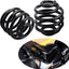 Asiento motocicleta resorte 5cm para Harley Davidson negro
