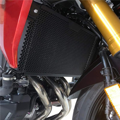 Cubierta rejilla radiador motocicleta aluminio MT09 negro
