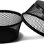 6 Soportes Clips Papel Malla Alambre Negro