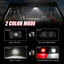Luz LED Doom 6uds blanco rojo montaje barra enrollable RZR