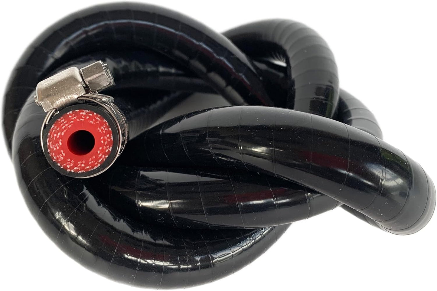 Manguera silicona reforzada 6.5mm 3.28ft negra 145PSI