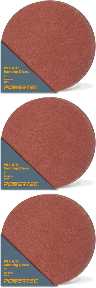 Discos lija PSA 6pulg grano 100 aluminio pack 10