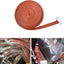 Funda térmica 40mm x 3 pies silicona fibra vidrio color rojo