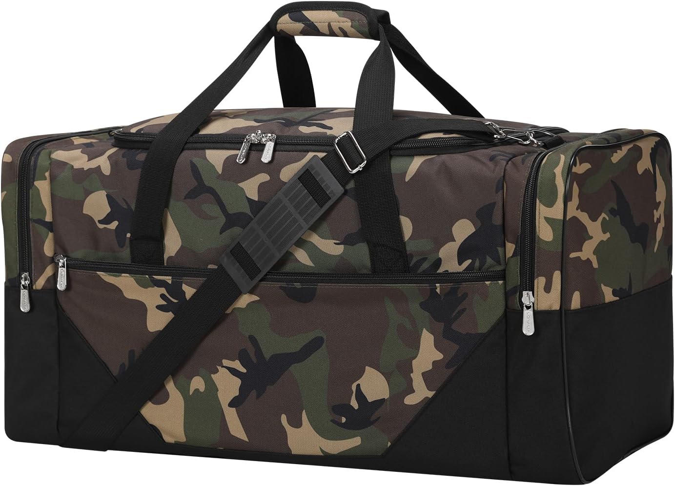 Bolsa viaje hombre 25pulg 56L espaciosa camuflaje